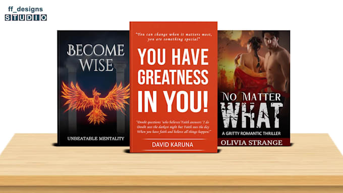 design kindle cover paperback, ebook cover, amazon cover, book cover design