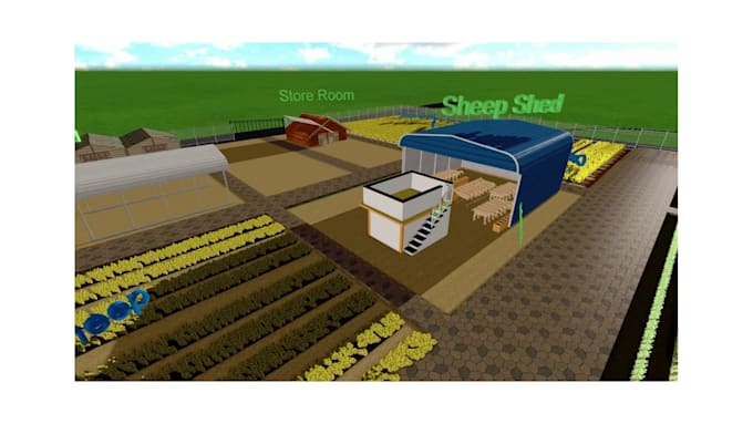 design innovative agriculture garden and landscape layout