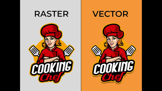 vectorize your logo, recreate, redraw and convert the image to vector format