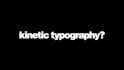create stunning fast paced kinetic typography video