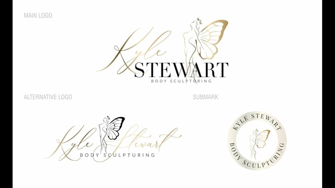do beauty cosmetic signature logo and branding kit