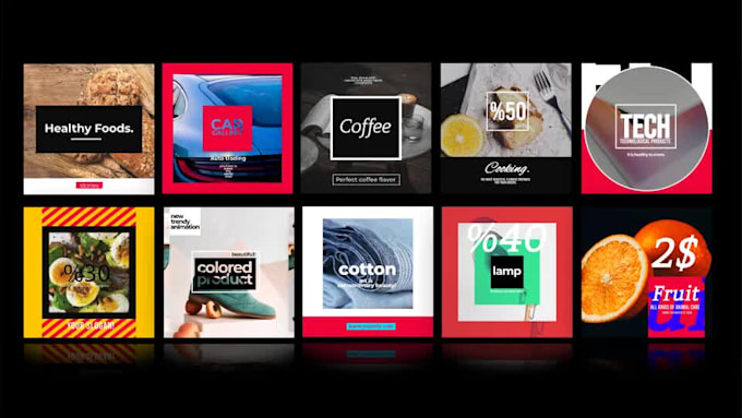design engaging modern social media posts and posters