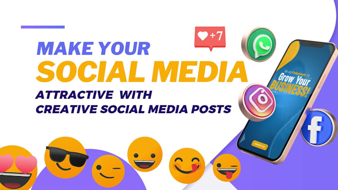 make creative social media post design and template in 24hours