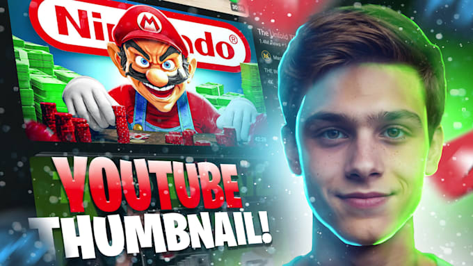 design attractive custom youtube thumbnails designs