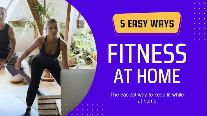 professionally edit your exercise and fitness videos