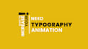 create kinetic typography text animation with motion graphics