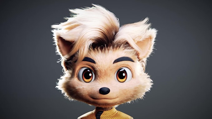 create 3d stylized character model for your brand or company