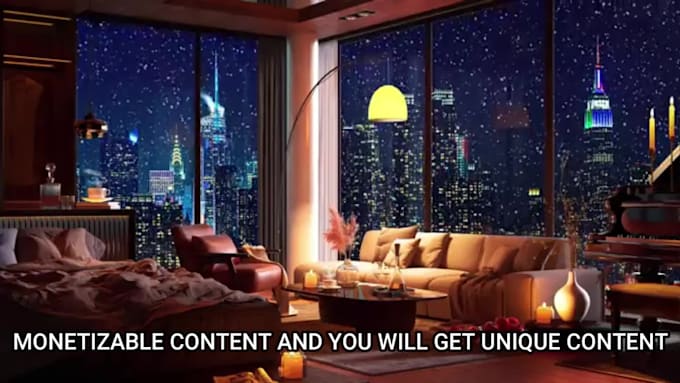 create youtube channel and raining video for you