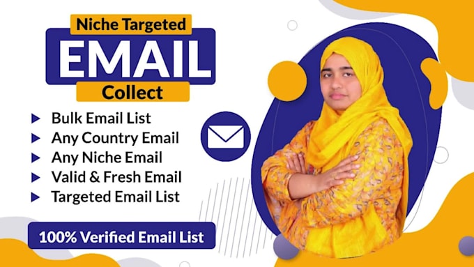 collect niche targeted valid and active email list
