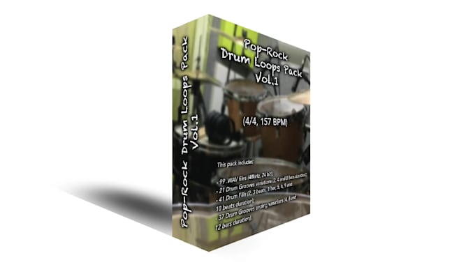 send you 300 wav stereo real HQ acoustic drum loops