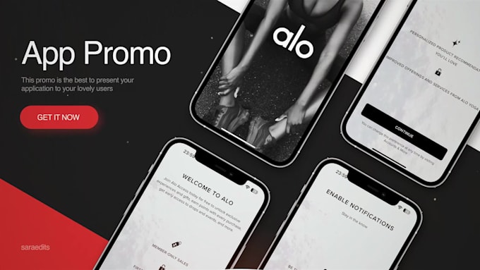 create an awesome website or app promo video