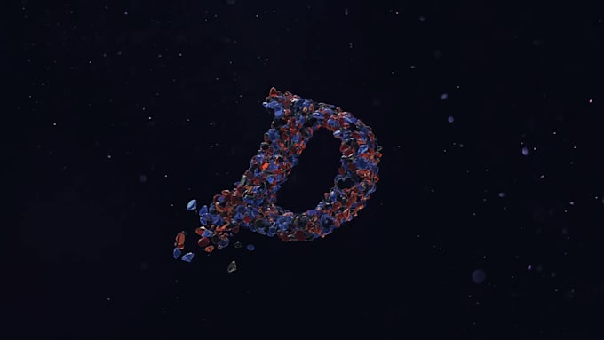 create 3d diamonds logo animation video
