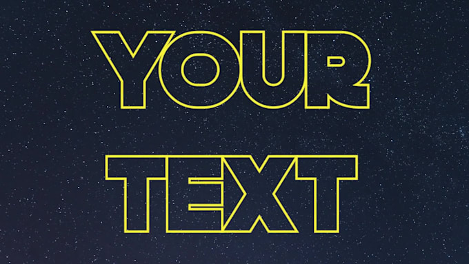 create star wars intro opening text crawl