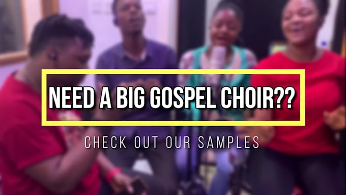 add a big choir or background vocals to your song