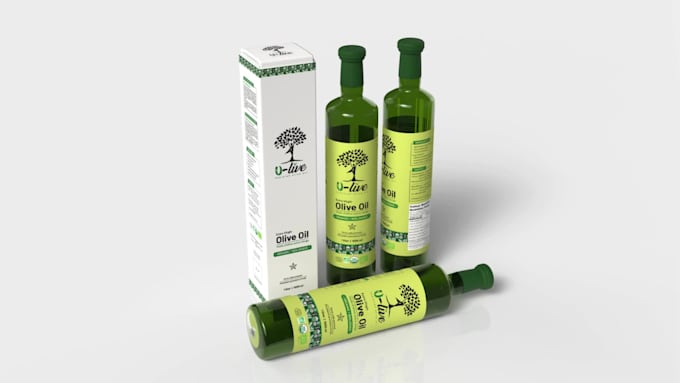 design 3d box and label mockups for product packaging