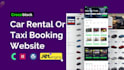 create a dynamic car rental or taxi booking website