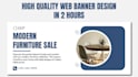 create modern, professional web banner design