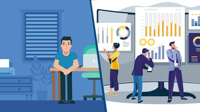 create attractive 2d cartoon animation and explainer video