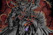 draw detailed horror dark art and death metal illustration