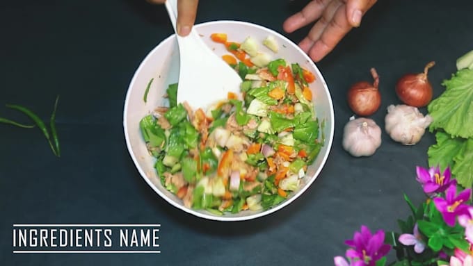 do professional cooking video editing