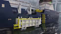 create offshore marine engineering, wind turbine and industrial 3d animation