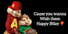 sing your message as chipmunk