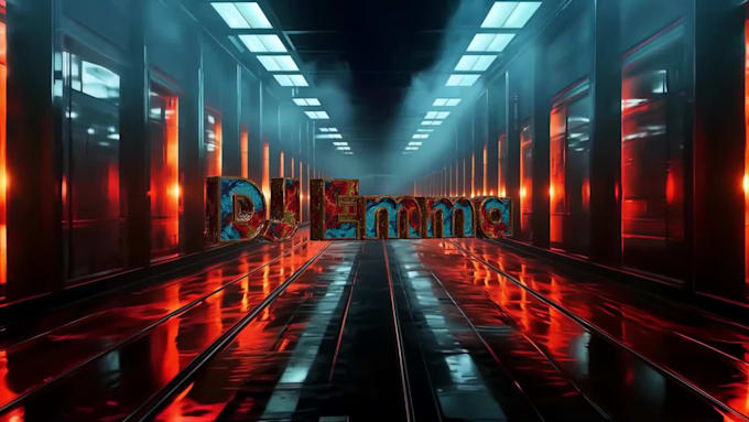 turn your simple text or logo into a powerful 3d motion animation vj loop