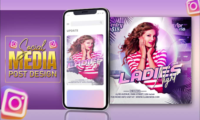 do professional social media post and ads design services