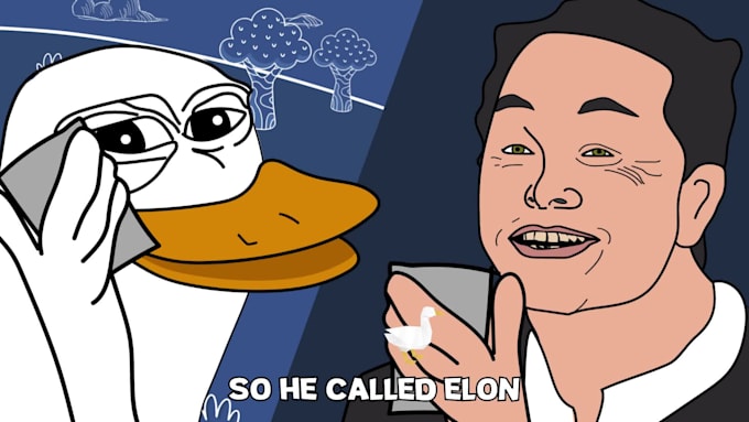 create 2d memecoin animation, 2d token animation, 2d ethereum crypto animation