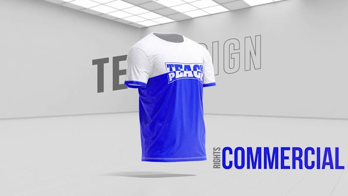 design t shirt with 3d mockup
