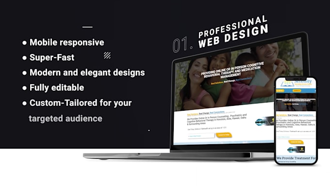 do modern, responsive wordpress website design in 24 hours