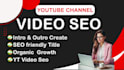 do professional youtube video SEO expart