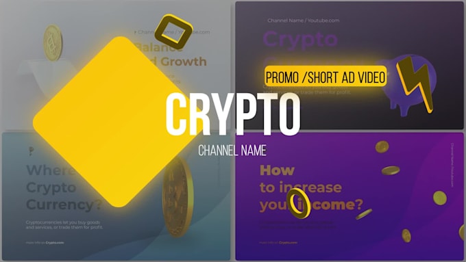 make high quality promo,intro,opener animation video for crypto, nft