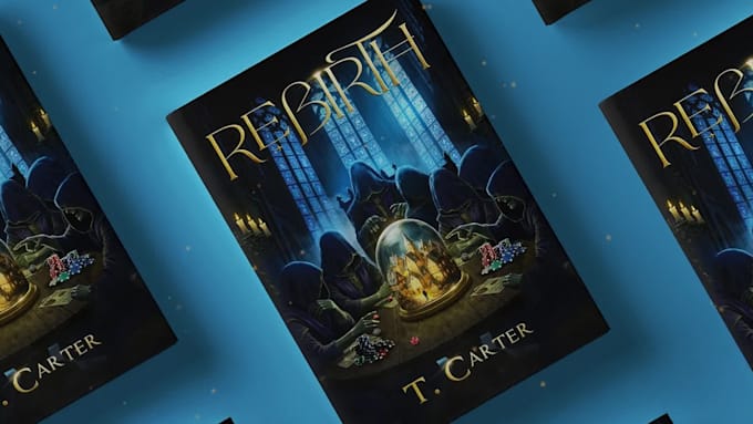 do fantasy book cover design, thriller book cover