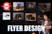 do a one page unique flyer or brochure