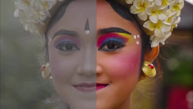 professionally color grade and color correct your video