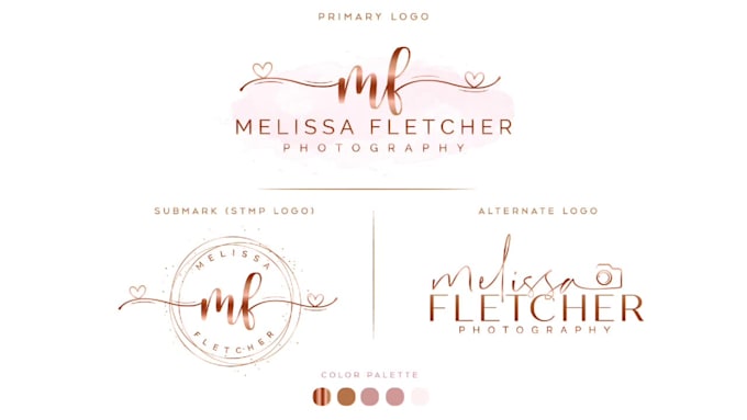 create elegant and luxury feminine logo