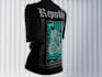t shirt design with 3d clothing mockup animation