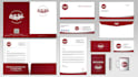 design full stationery with business cards