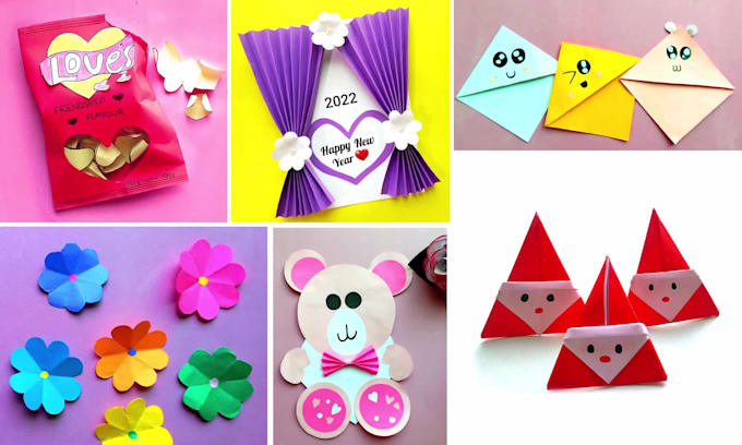 create beautiful DIY origami and paper craft videos for you