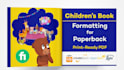 do children book formatting and layout design for amazon KDP paperback PDF