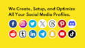 create and optimize social media accounts and business pages for brand growth