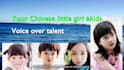 record boy young girl in chinese mandarin voice over dubbing