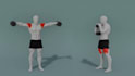 create realistic 3d workout exercise animations for fitness apps and youtube