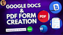 provide fast google docs and PDF services