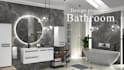 3d design and visualization of the bathroom