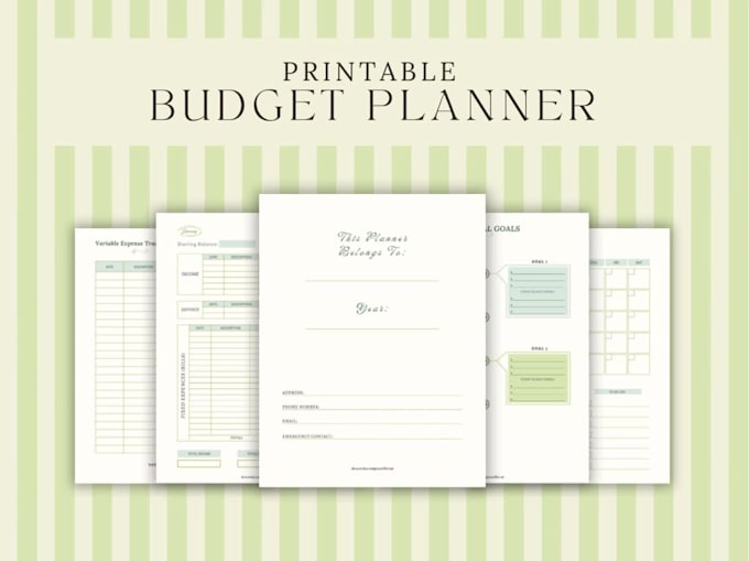 design custom digital planners and printable planner in canva