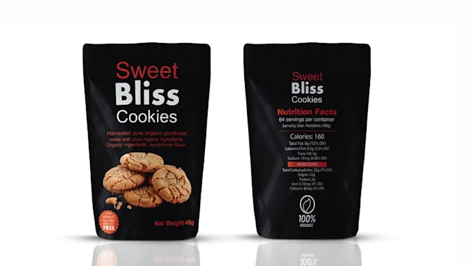design premium packaging for chips, snacks, and stand up pouches