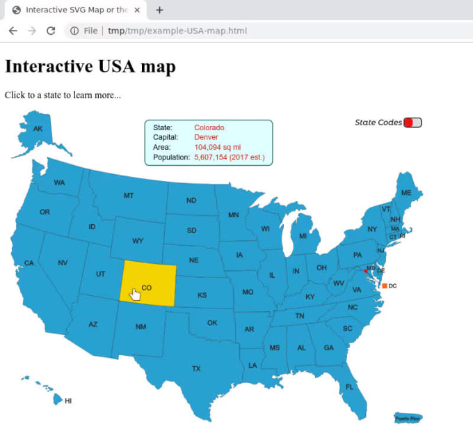 interactive map of the united states and canada Create Interactive Svg Map Of The Usa Or Canada By Bitzer04 interactive map of the united states and canada