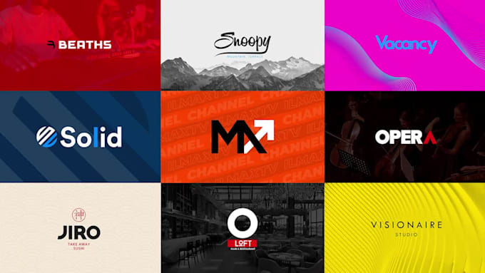 do modern minimalist logo design with vector source files